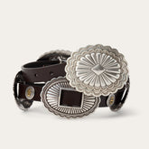 Southwestern Concho Belt Dark Brown | Stetson
