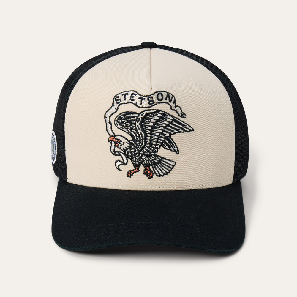 Eagle Trucker Hat Black | Stetson