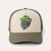 Outlaw Trucker Hat Olive/Cream | Stetson
