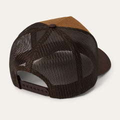 Bison Patch Trucker Hat Brown | Stetson