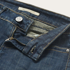 818 Bootcut Jean With "S" Back Pocket Blue | Women Stetson Denim