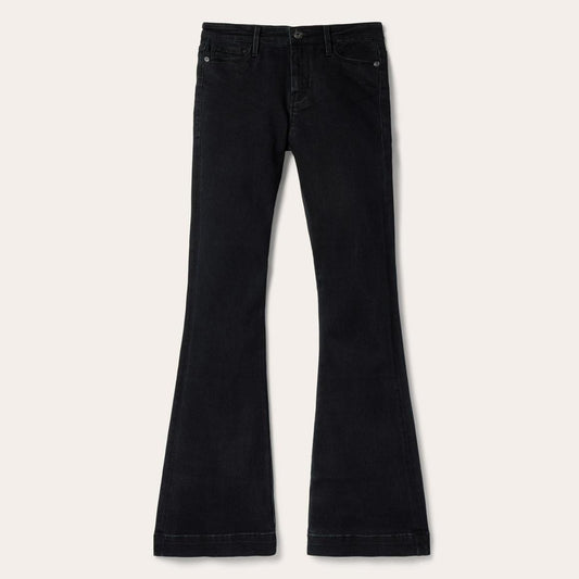 921 High Rise Flare Jeans Black | Women Stetson Denim