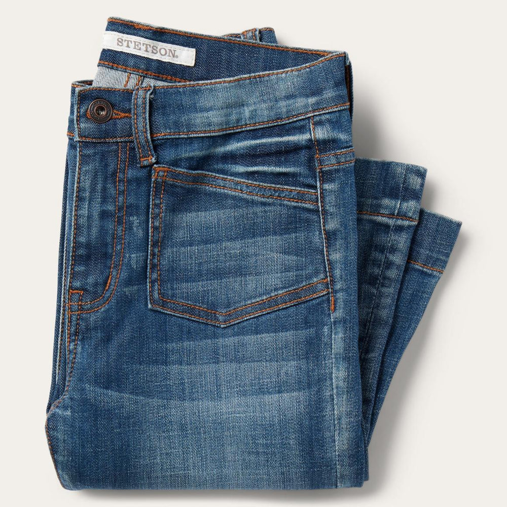 921 High Rise Flare Jeans Blue | Women Stetson Denim
