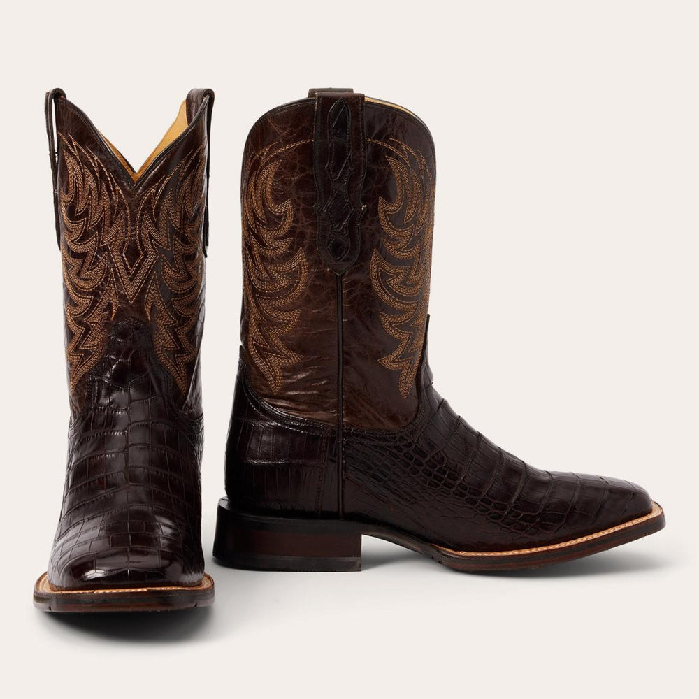 Aces Alligator Boot Brown | Men Stetson Exotics