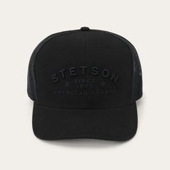 American Legend Trucker Cap Black | Men/Women Stetson Caps & Truckers