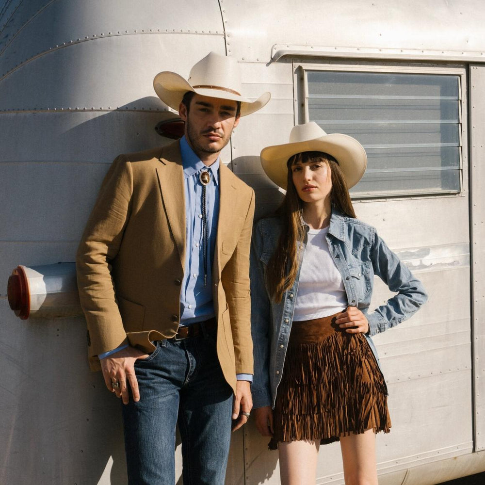 Angus 10X Straw Cowboy Hat Natural | Men/Women Stetson Western