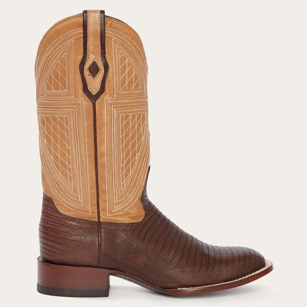 Beaumont Brown Teju Cowboy Boot Brown | Men Stetson Western