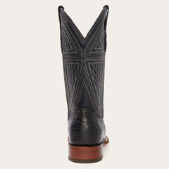 Black Falls Alligator Cowboy Boot Black | Men Stetson Western