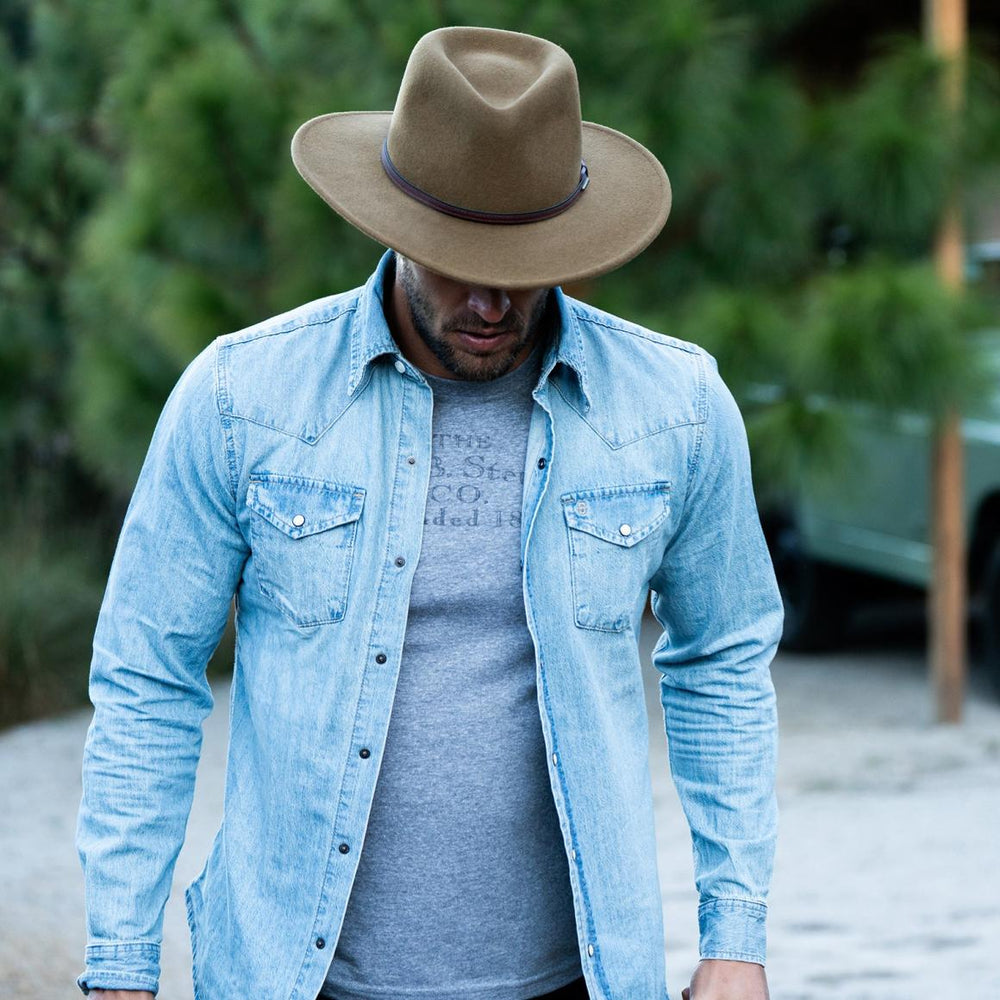 Bozeman Outdoor Hat Light Brown | Men/Women Stetson Outdoor