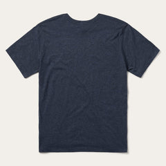 Bronco Rider Graphic Tee Blue | Men Stetson Tees