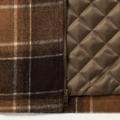 Brown Plaid Western Coat Brown | Men Stetson Flannel Shirts