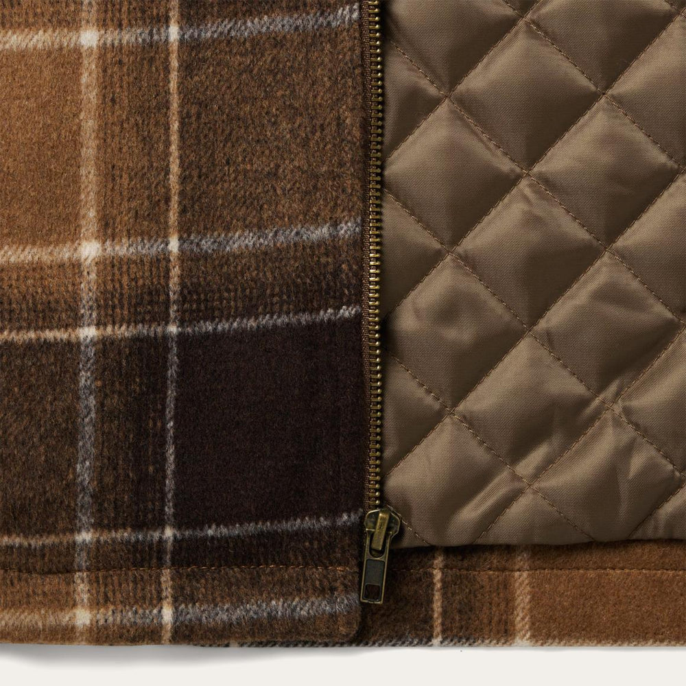 Brown Plaid Western Coat Brown | Men Stetson Jackets