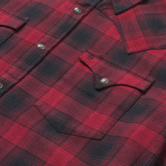 Brushed Twill Plaid Shirt Black | Men Stetson Flannel Shirts