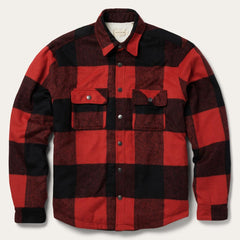 Buffalo Plaid Western Coat Red | Men Stetson Jackets