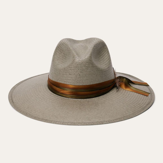 Caelus Straw Fedora Seafoam | Men/Women Stetson Fedora