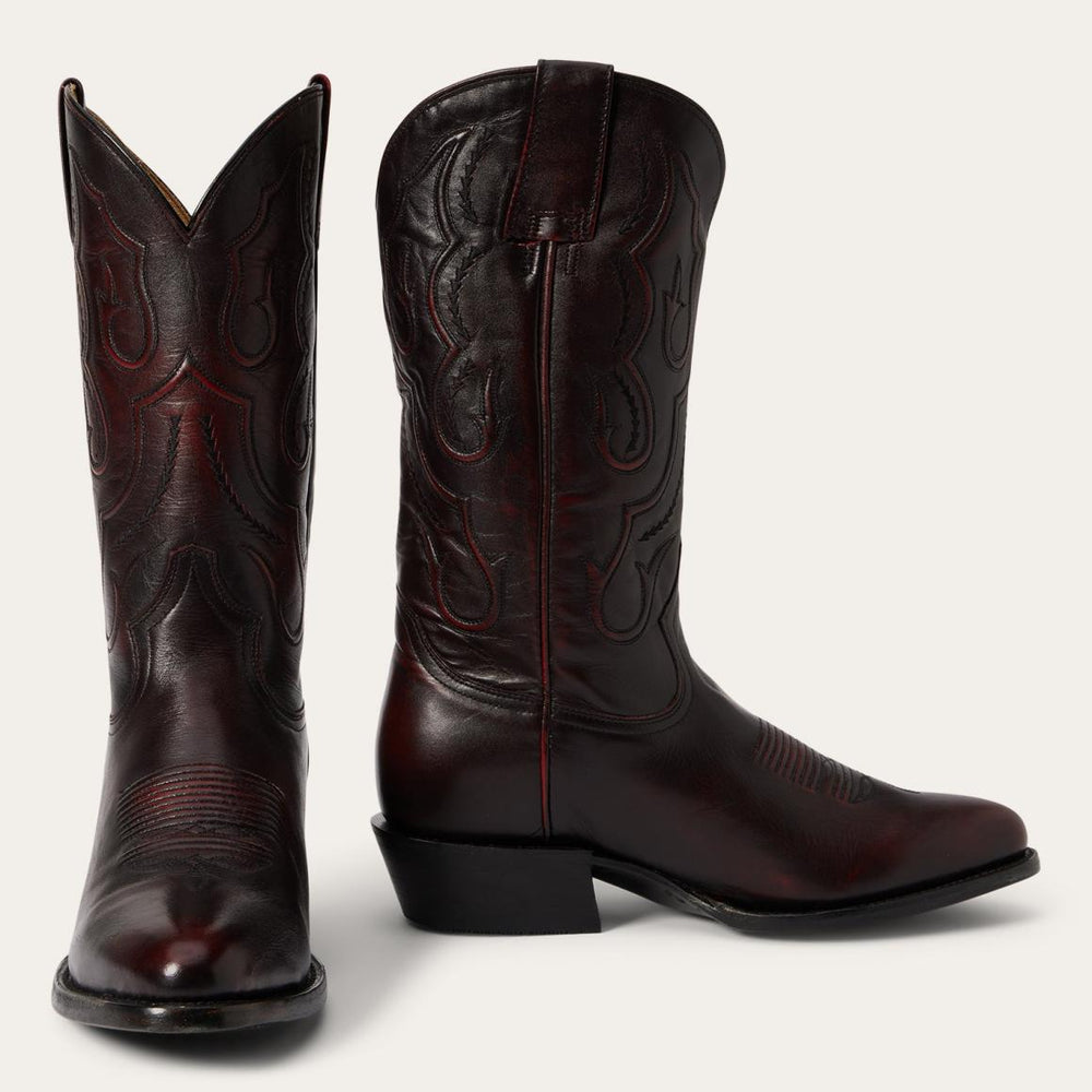 Carlisle Western Boots Black Cherry | Men Stetson Western