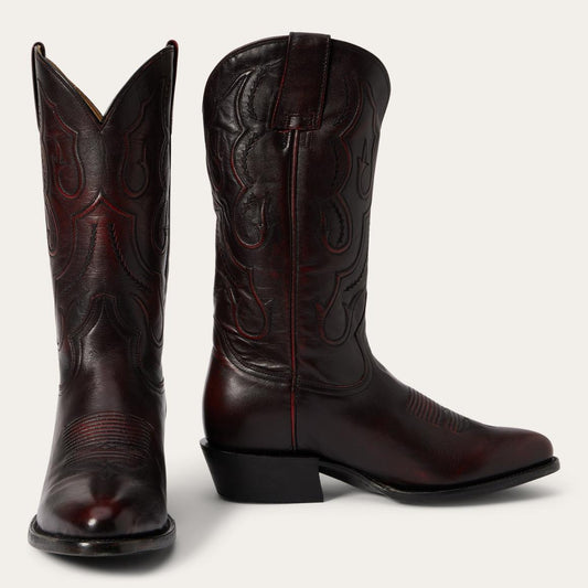 Carlisle Western Boots Black Cherry | Men Stetson Western