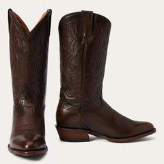 Carlisle Western Boots Burnished Brown | Men Stetson Western