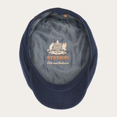 Cashmere & Silk Driver Cap Blue | Men/Women Stetson Caps & Truckers