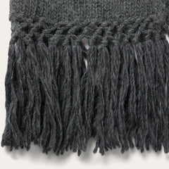 Charcoal Fringed Cardigan Grey | Women Stetson Fringe Jackets