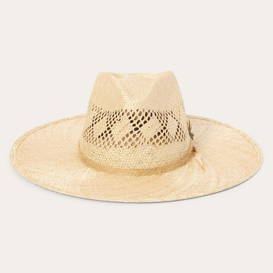 Chorus Straw Flat Brim Hat Natural | Men/Women Stetson Fedora