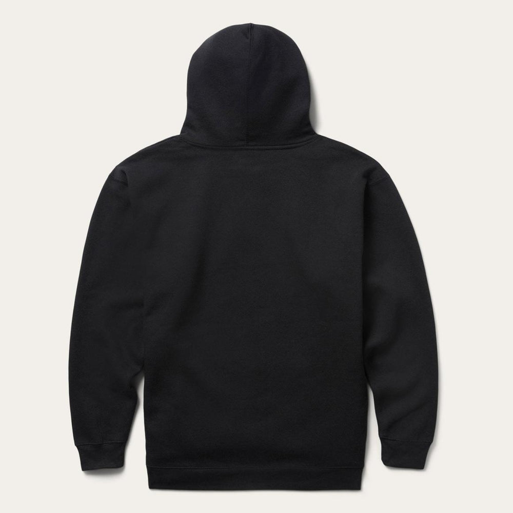 Classic Crest Hooded Sweatshirt Black | Men Stetson Sweaters & Hoodies