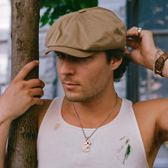 Cotton Hatteras Khaki | Men/Women Stetson Caps & Truckers