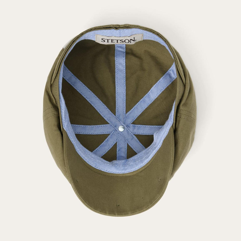 Cotton Hatteras Olive | Men/Women Stetson Caps & Truckers