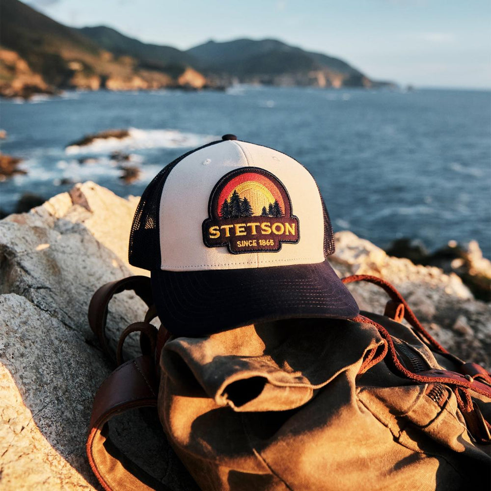 Cream Sunset Trucker Cap Cream | Men/Women Stetson Caps & Truckers