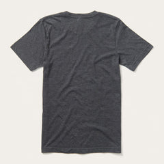 Distressed Stetson Graphic Tee Grey | Men Stetson Tees
