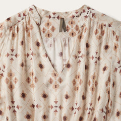 Gaucho Herringbone Dress White | Women Stetson Midi