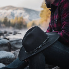 Gus Crushable Outdoor Hat Black | Men/Women Stetson Outdoor