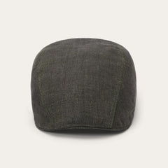 Herringbone Linen Ivy Cap Olive Herringbone | Men/Women Stetson Caps & Truckers