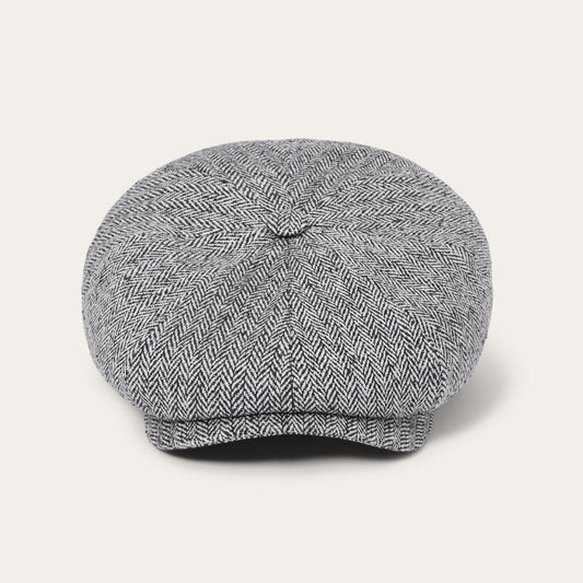 Herringbone Silk Hatteras Black Herringbone | Men/Women Stetson Caps & Truckers