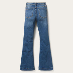 High Waist Flare Jean Blue | Women Stetson Denim