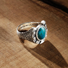Horseshoe Ring With Turquoise | Men/Women Stetson Jewelry