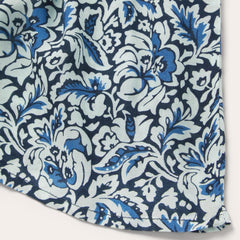 Indigo Tapestry Print Prairie Dress Blue | Women Stetson Midi