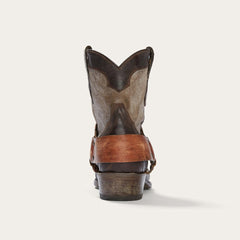 Jade Harness Ankle Boot Brown | Women Stetson Shorties