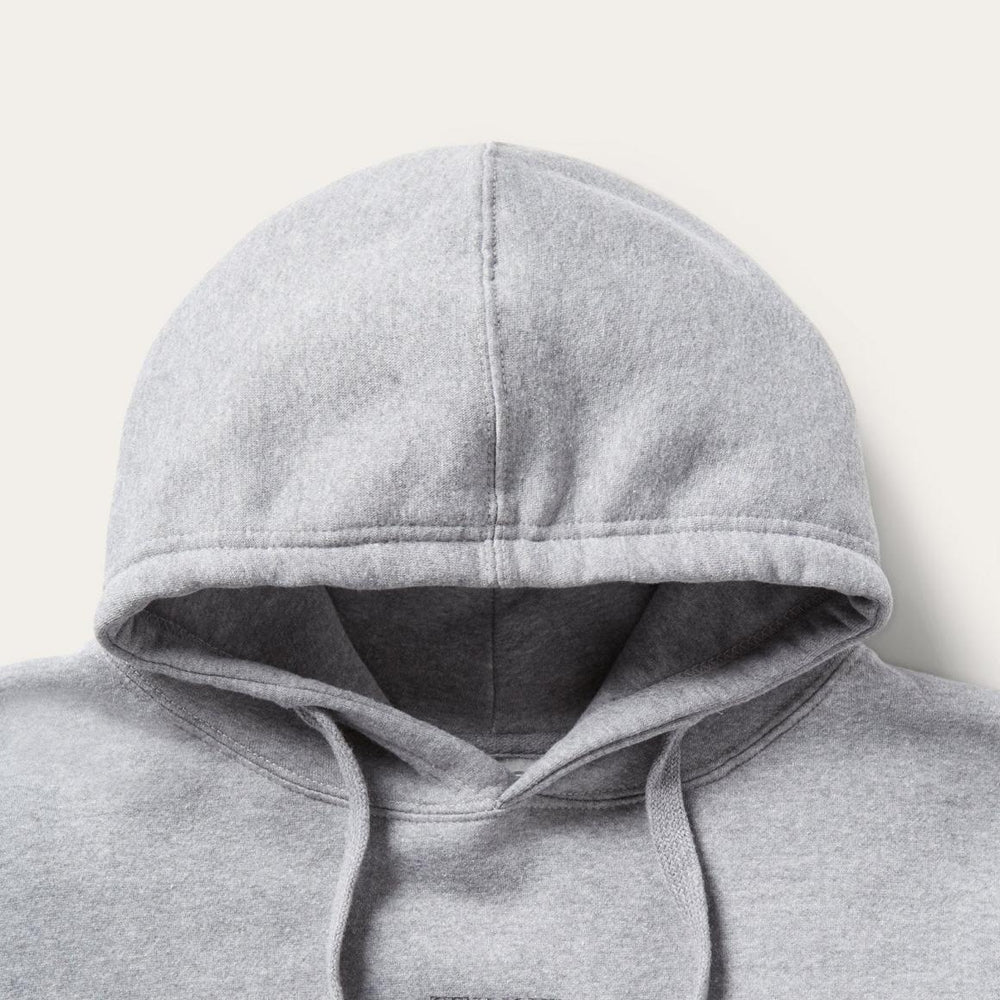 John B. Co. Hooded Sweatshirt Grey | Men Stetson Sweaters & Hoodies