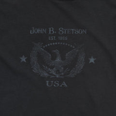 John B. Stetson Eagle Graphic Tee Black | Women Stetson Tees