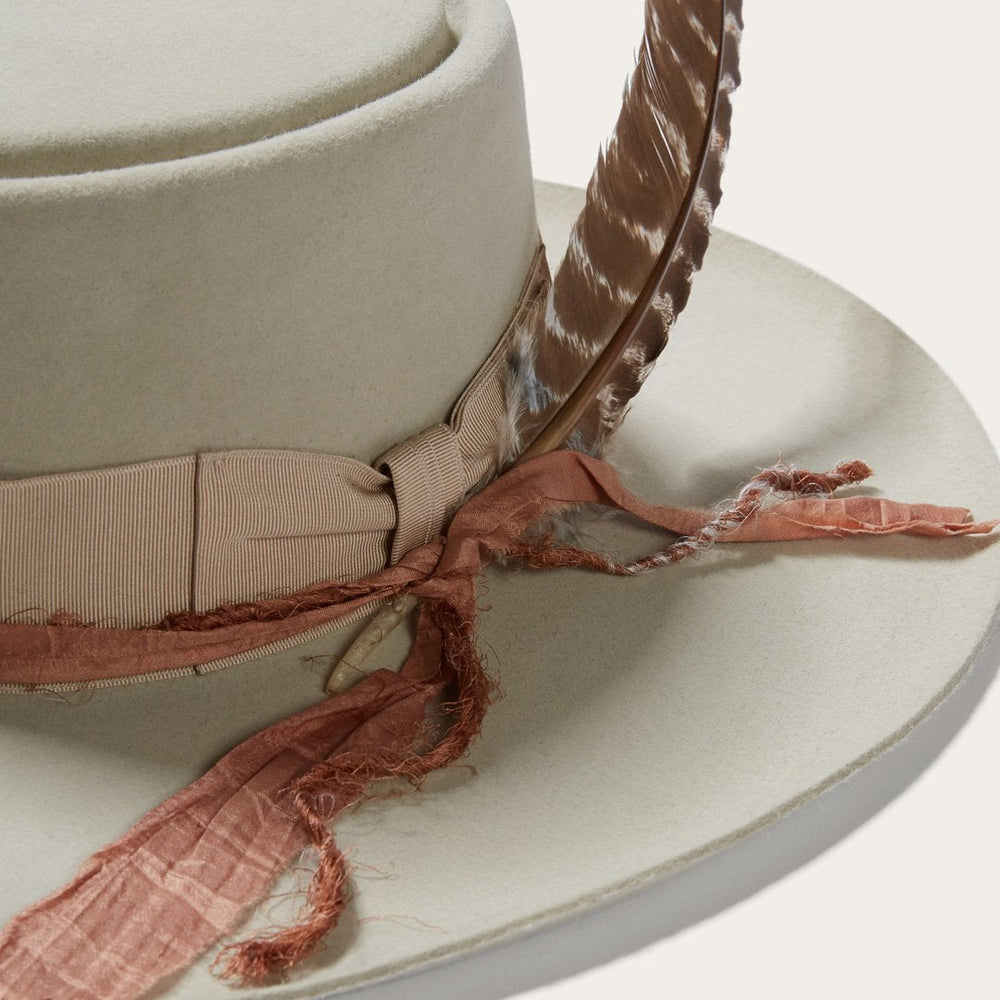 Kings Row Firm Felt Hat Silver Grey | Men/Women Stetson Fedora