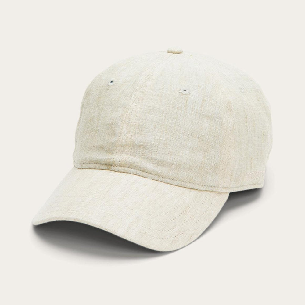 Linen Baseball Cap Beige | Men/Women Stetson Caps & Truckers