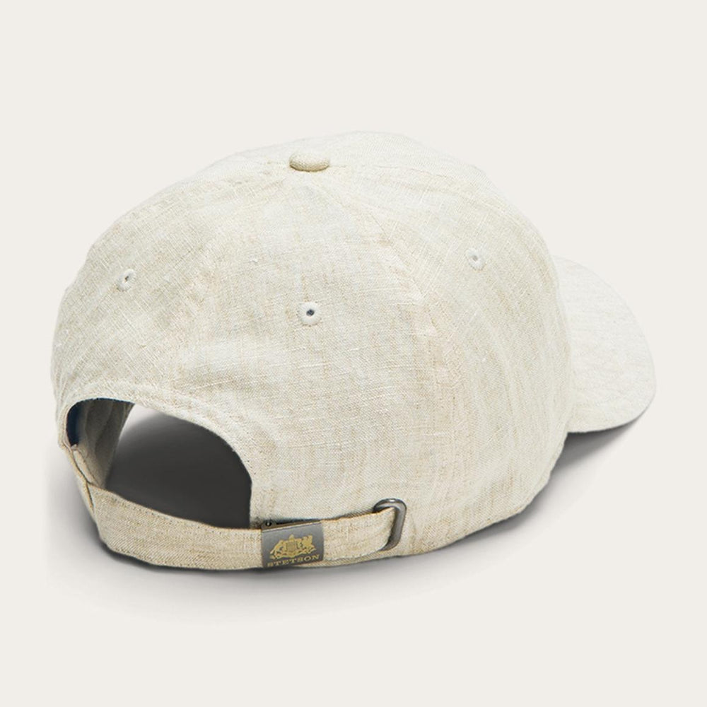 Linen Baseball Cap Beige | Men/Women Stetson Caps & Truckers