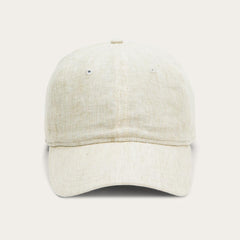 Linen Baseball Cap Beige | Men/Women Stetson Caps & Truckers
