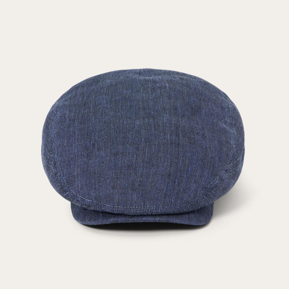 Linen Driver Cap Blue | Men/Women Stetson Caps & Truckers