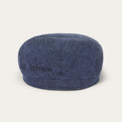 Linen Driver Cap Blue | Men/Women Stetson Caps & Truckers