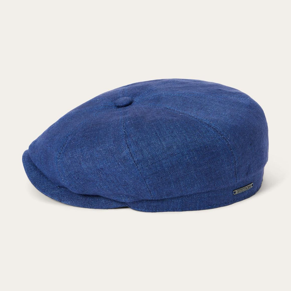 Linen Hatteras Cap Navy | Men/Women Stetson Caps & Truckers