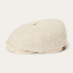 Linen Hatteras Newsboy Beige | Men/Women Stetson Caps & Truckers