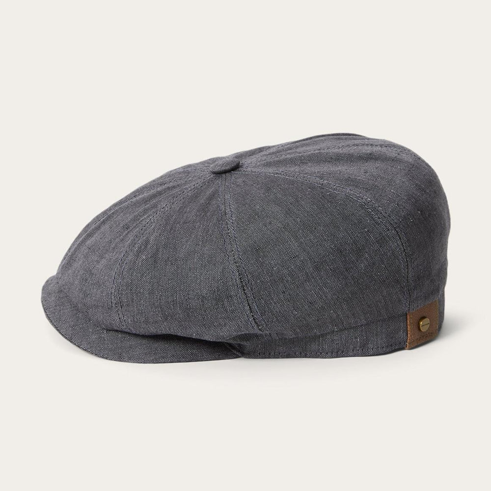 Linen Hatteras Newsboy Grey | Men/Women Stetson Caps & Truckers