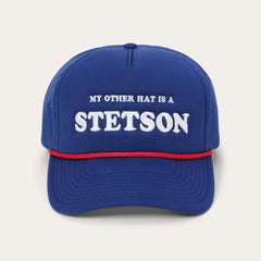 My Other Hat Is A Stetson Trucker Cap Royal | Men/Women Stetson Caps & Truckers